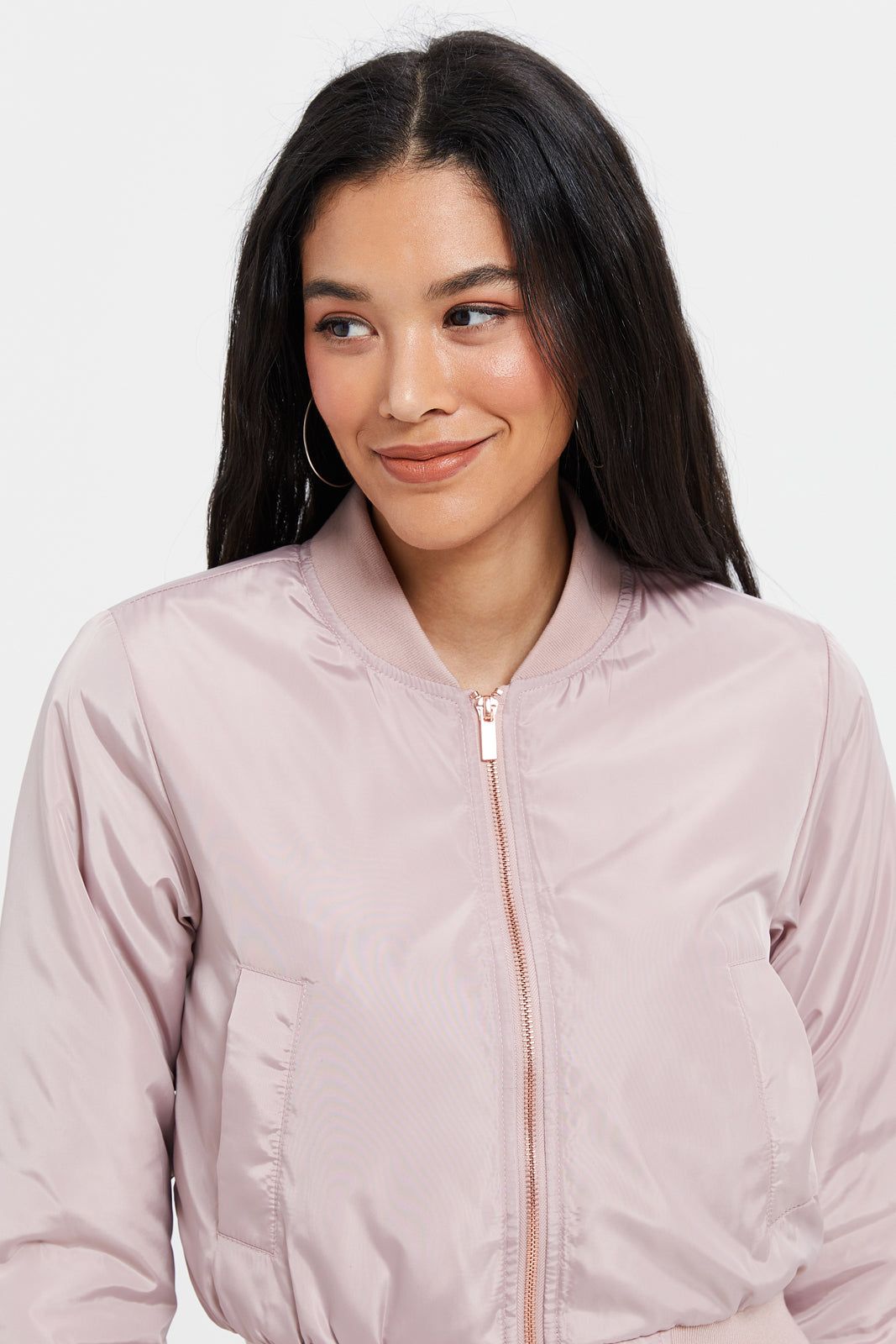 Women Pink Bomber Jacket sold by Redtag product image thumbnail 4