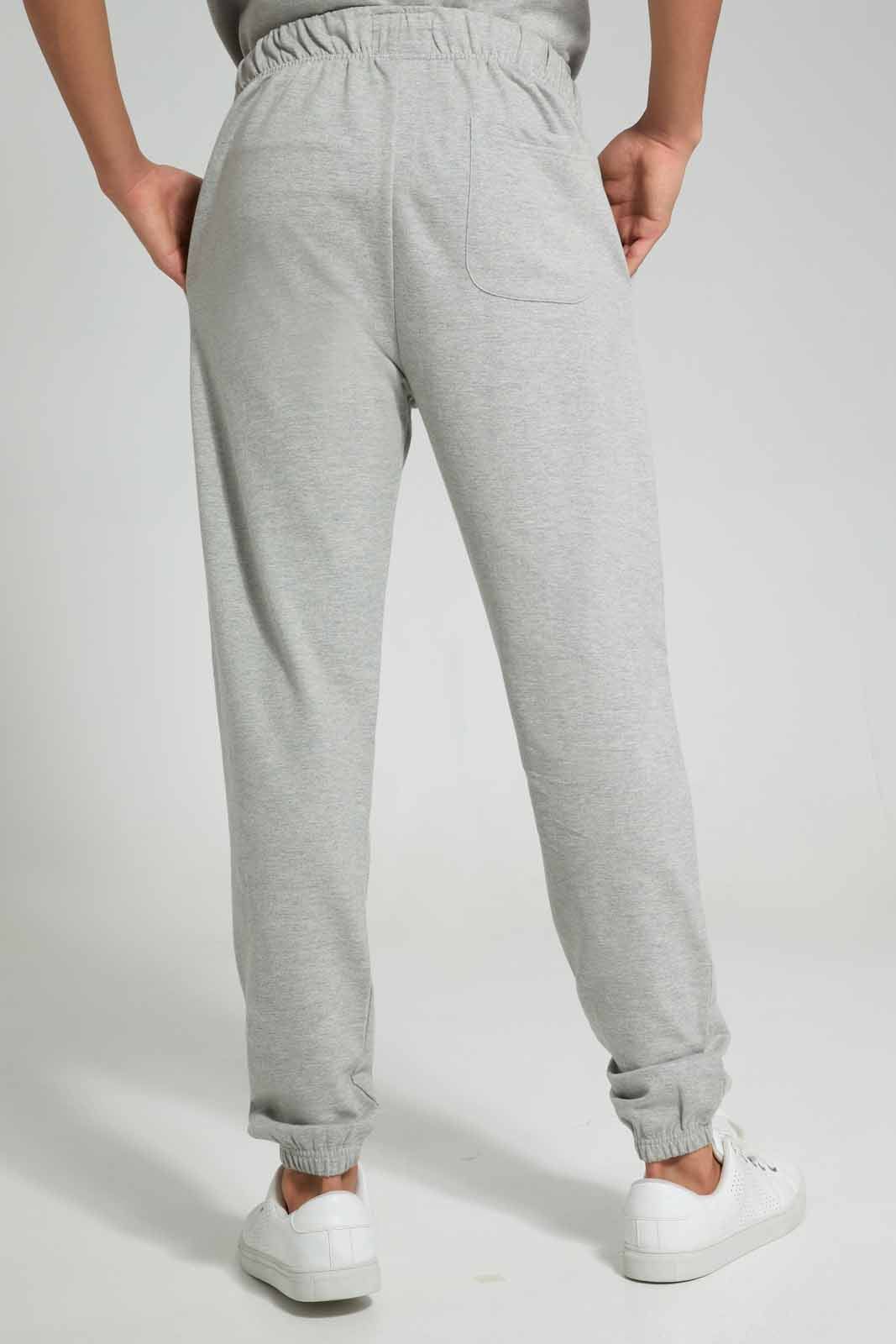Grey Slogan Loungewear Jogger sold by Redtag product image thumbnail 4