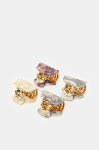 Women Assorted Printed Hair Claw Set (4 Piece) sold by Redtag