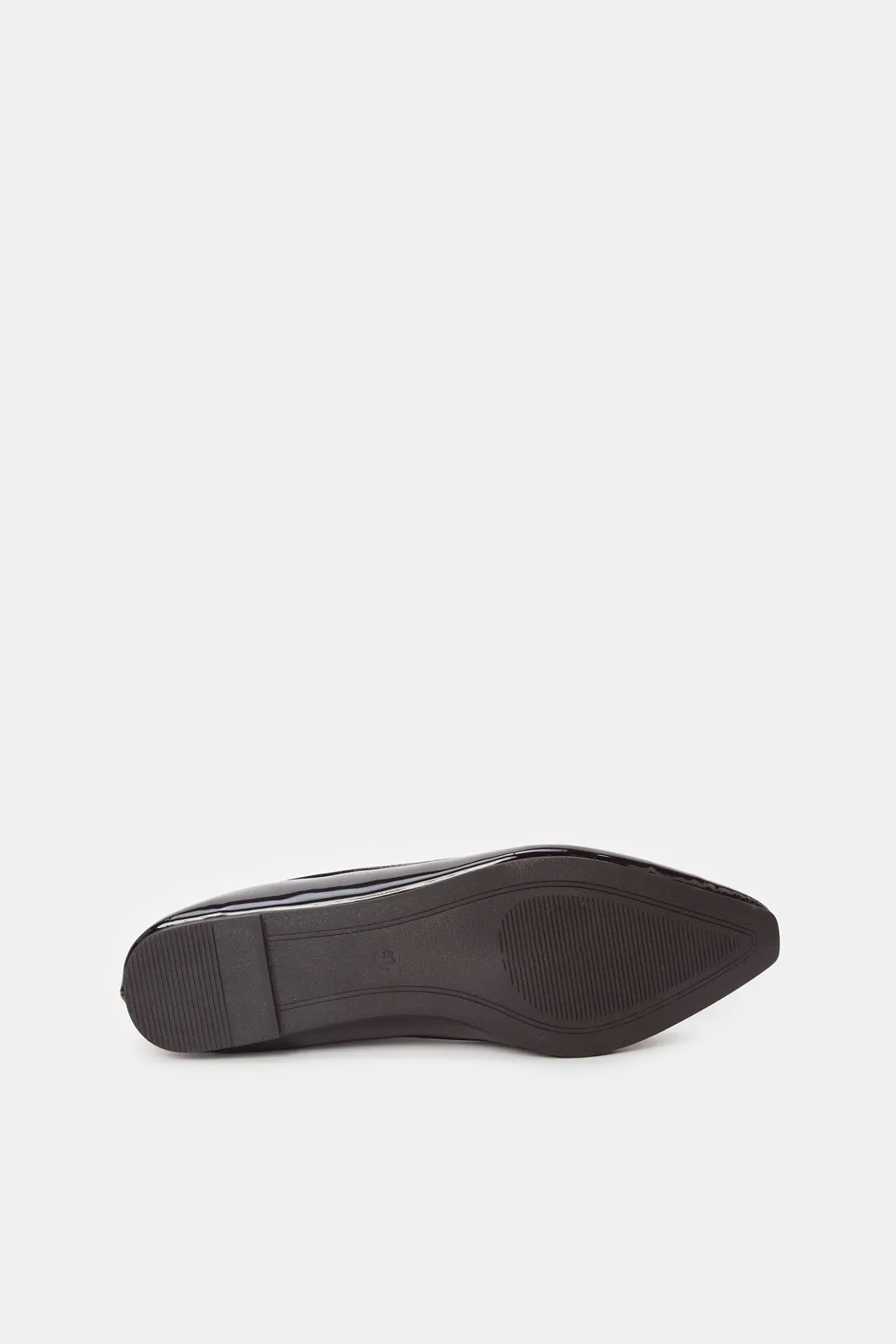 Women Black Patent Loafer sold by Redtag product image thumbnail 5