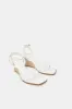 Women White Patent Wedge Sandal sold by Redtag
