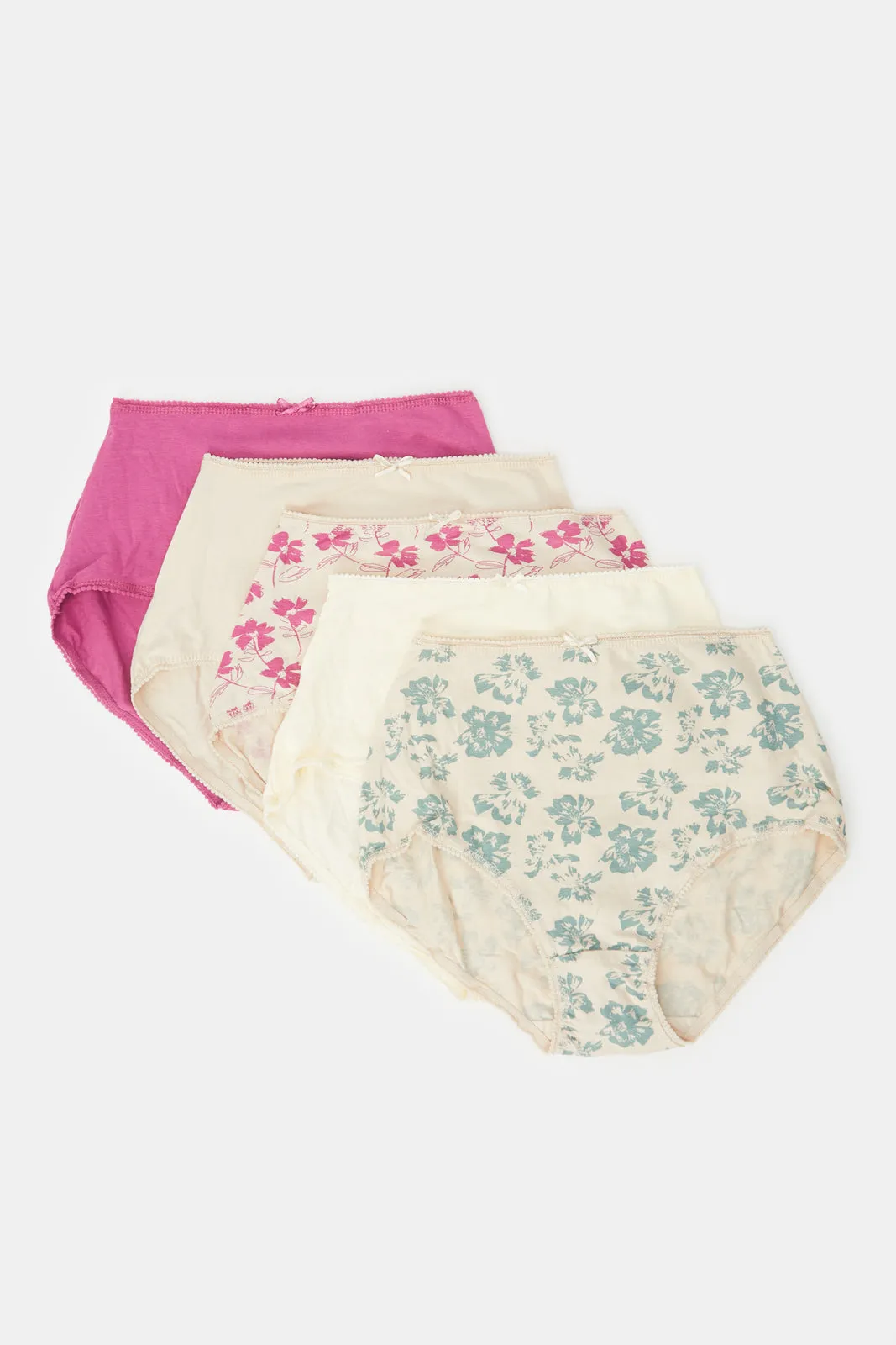 Women Assorted Full Brief Set (Pack of 5) sold by Redtag product image thumbnail 2