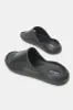 Men Black Moulded Comfort Slide sold by Redtag