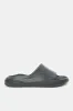Men Black Moulded Comfort Slide sold by Redtag
