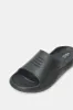 Men Black Moulded Comfort Slide sold by Redtag