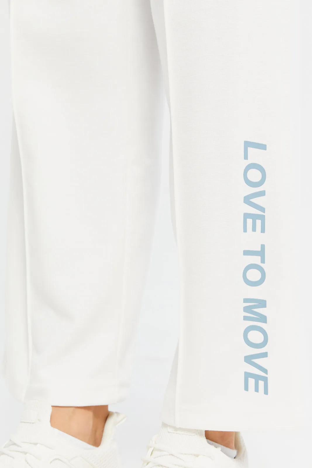 Women White Wide Leg Pants sold by Redtag product image thumbnail 4