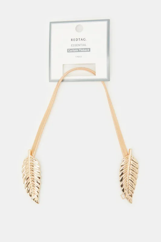 Gold Leaves Metal Tieback sold by Redtag