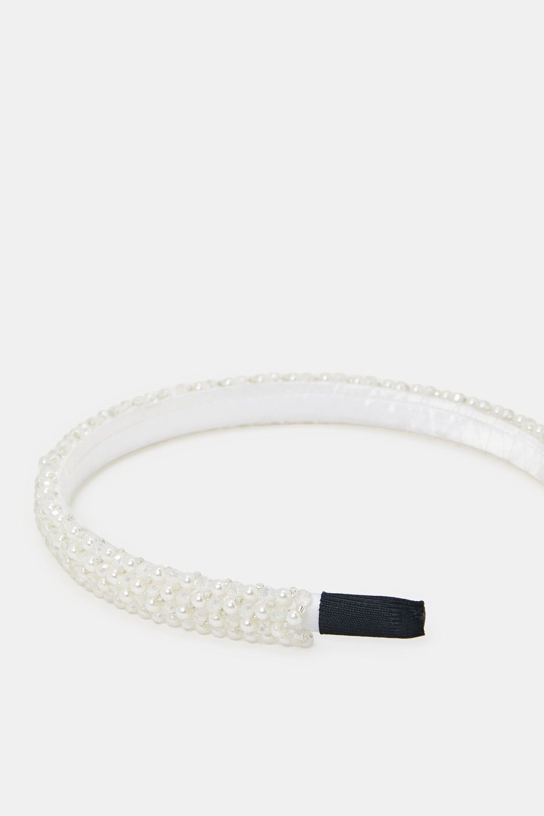 Women White Embellished Headband sold by Redtag product image thumbnail 3