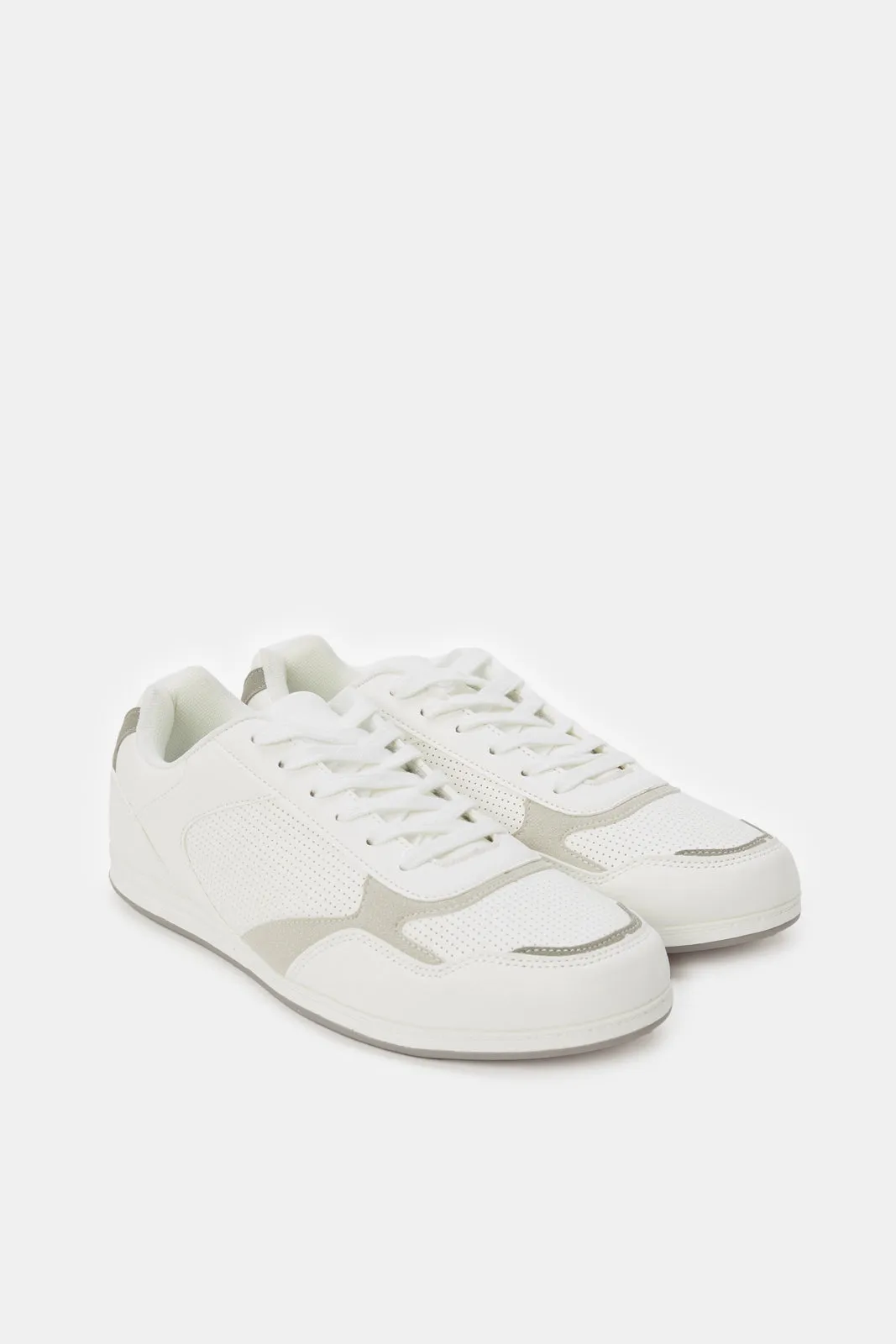 Men White Material Block Sneaker sold by Redtag product image thumbnail 2
