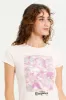 Women Pink Foil Printed T-Shirt sold by Redtag
