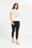 Women Pink Foil Printed T-Shirt sold by Redtag