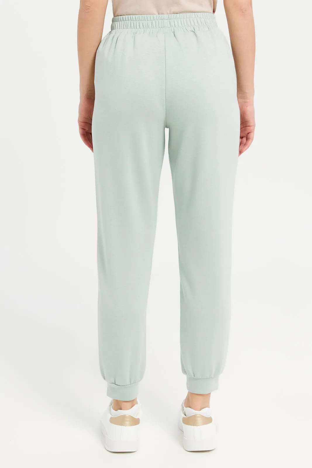 Women Mint Active Joggers With Placement Print sold by Redtag product image thumbnail 3