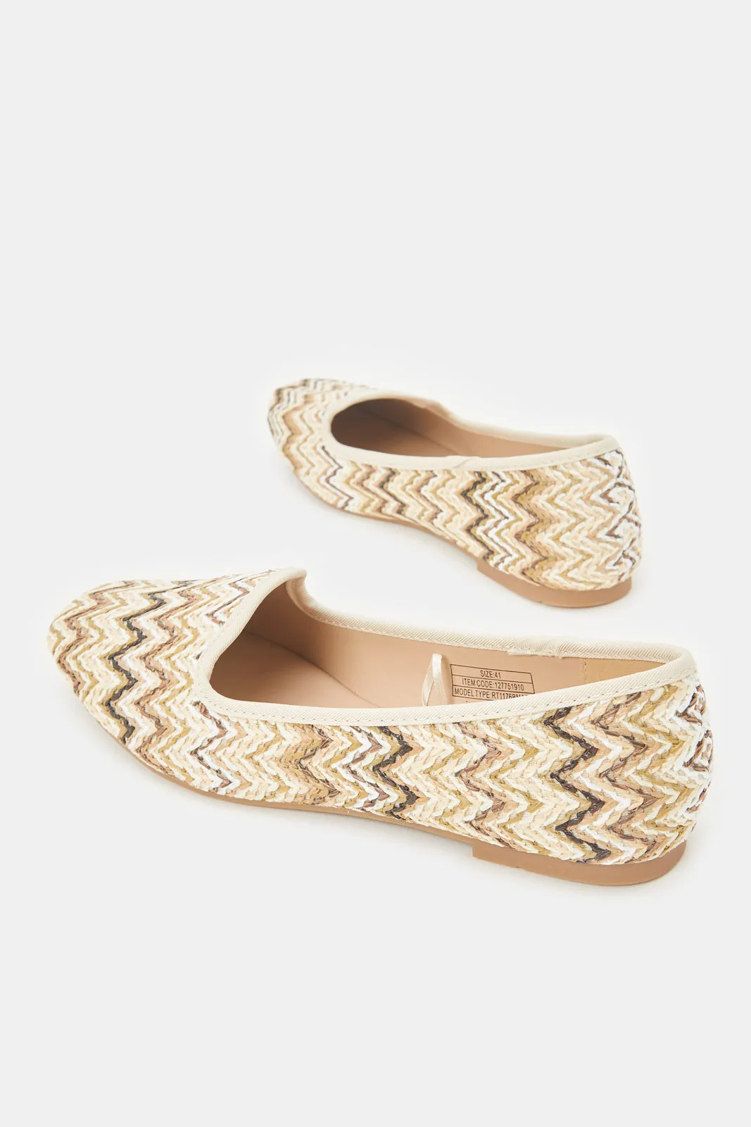 Women Beige Printed Loafer sold by Redtag product image thumbnail 4