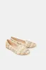 Women Beige Printed Loafer sold by Redtag