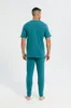 Men Green Plain T-Shirt And Pants Pyjama Set (2 Piece) sold by Redtag