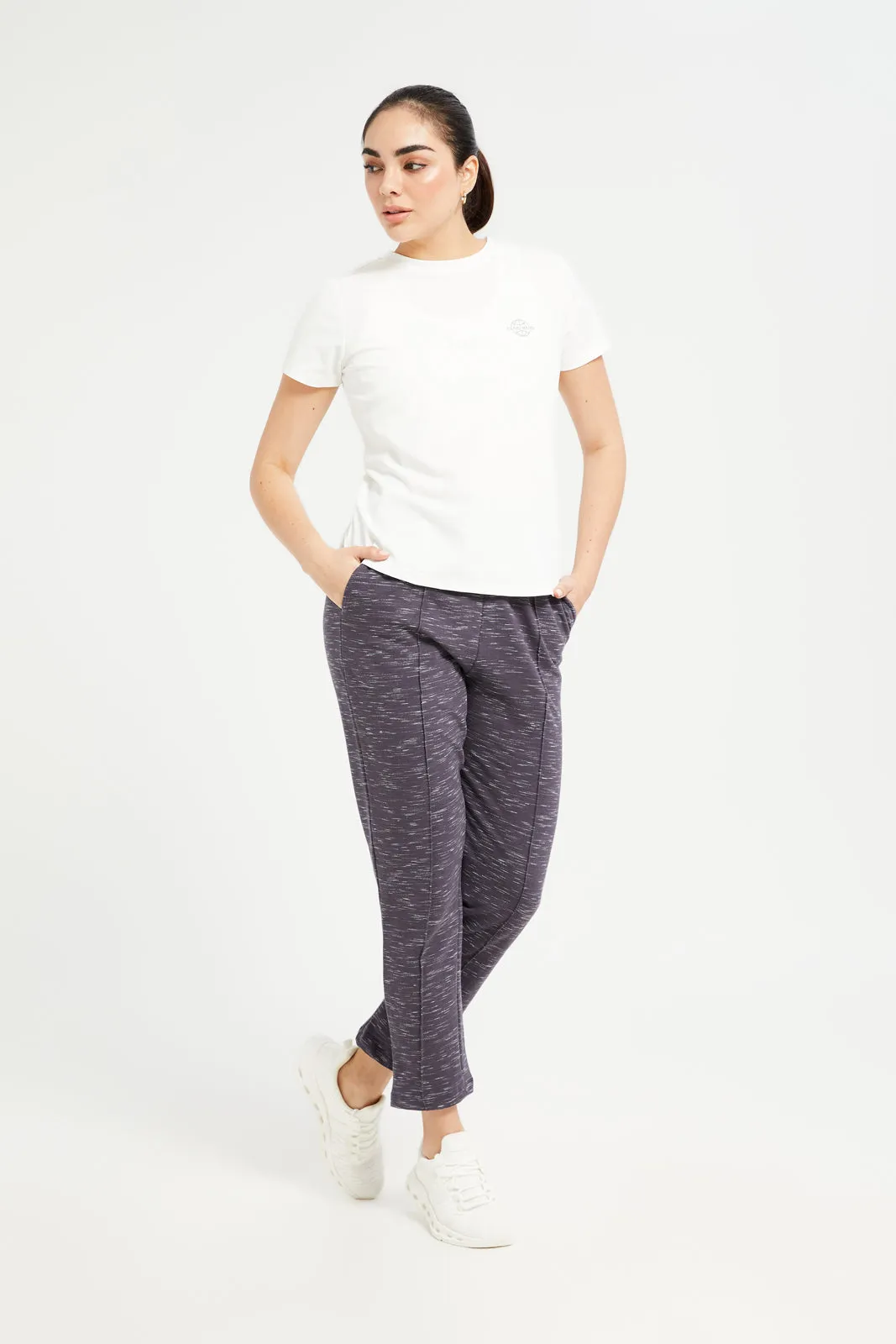 Women White Short Sleeve Soft Touch T-Shirt sold by Redtag product image thumbnail 2