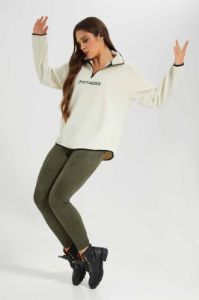 Women Olive Skinny Suede Legging sold by Redtag
