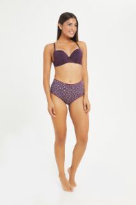 Women Purple And Black Push-Up Bra Set (Pack Of 2) sold by Redtag
