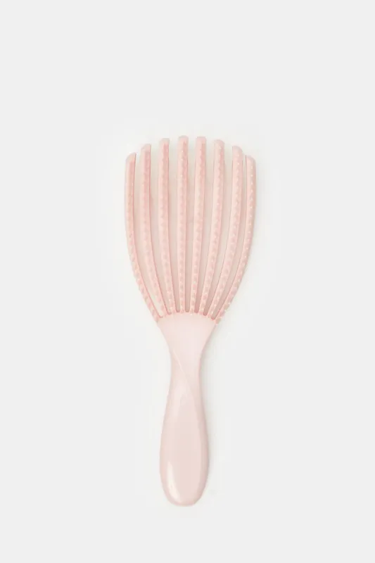 Women Pink Hair Brush sold by Redtag