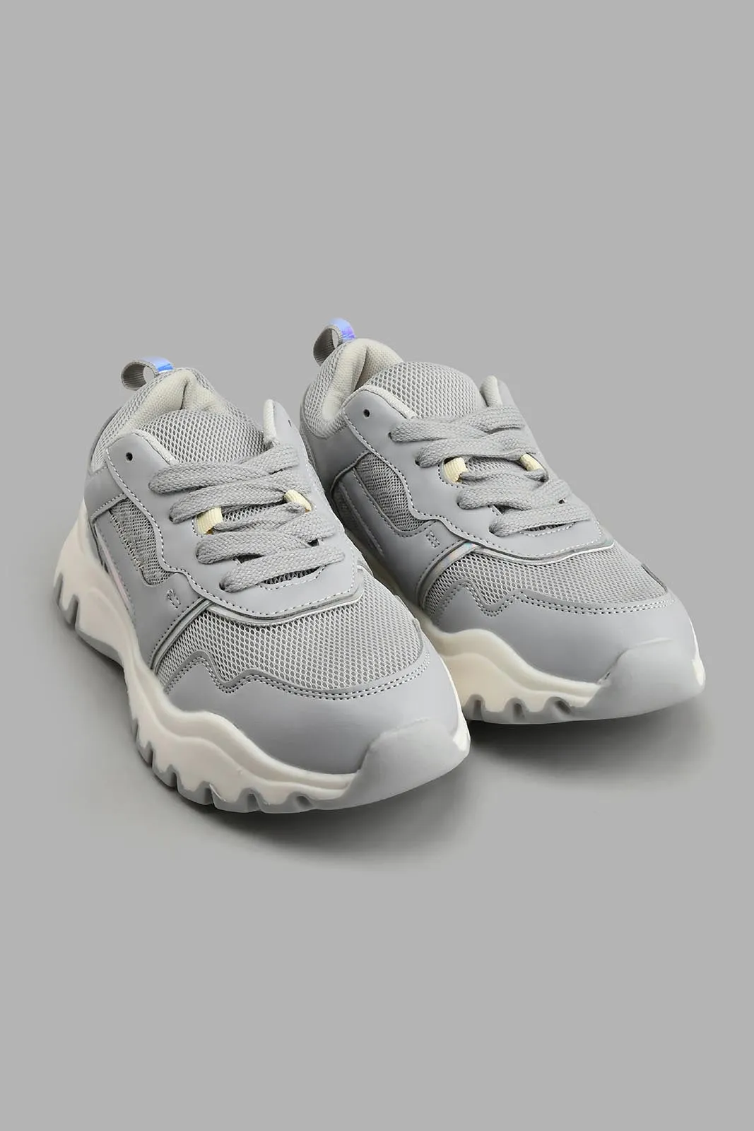 Grey Lace Up Sneaker sold by Redtag