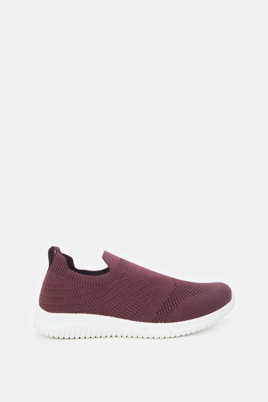 Women Burgundy Slip On Sneakers sold by Redtag