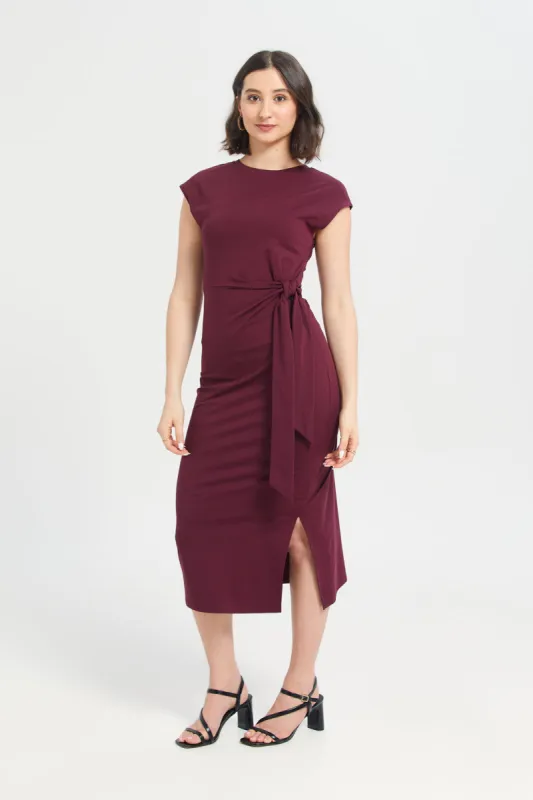 Tie Jersey Shift Dress sold by Redtag