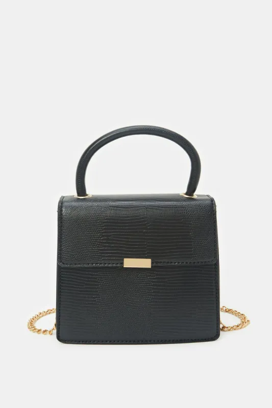 Women Black Cross Body Bag sold by Redtag