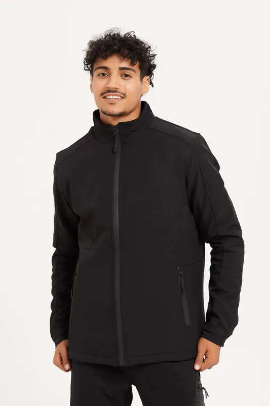 Men Black Coach Jacket sold by Redtag