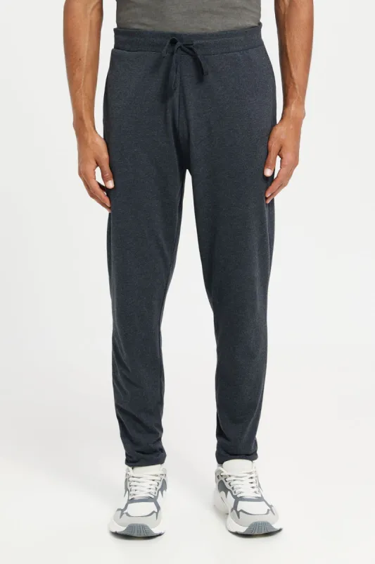 Men Charcoal Cuffed Pyjama Bottom sold by Redtag