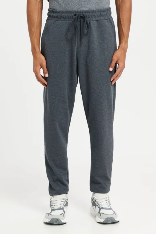 Men Charcoal Pique Joggers sold by Redtag