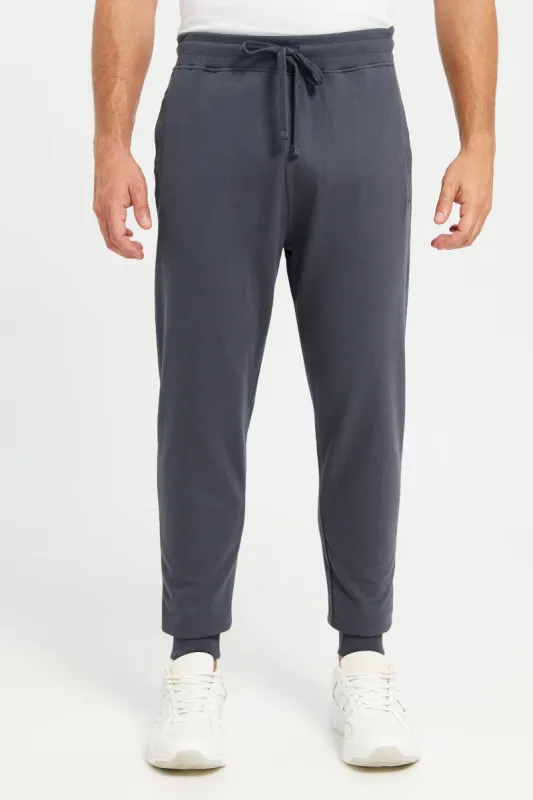 Men Grey Jogger Pants sold by Redtag
