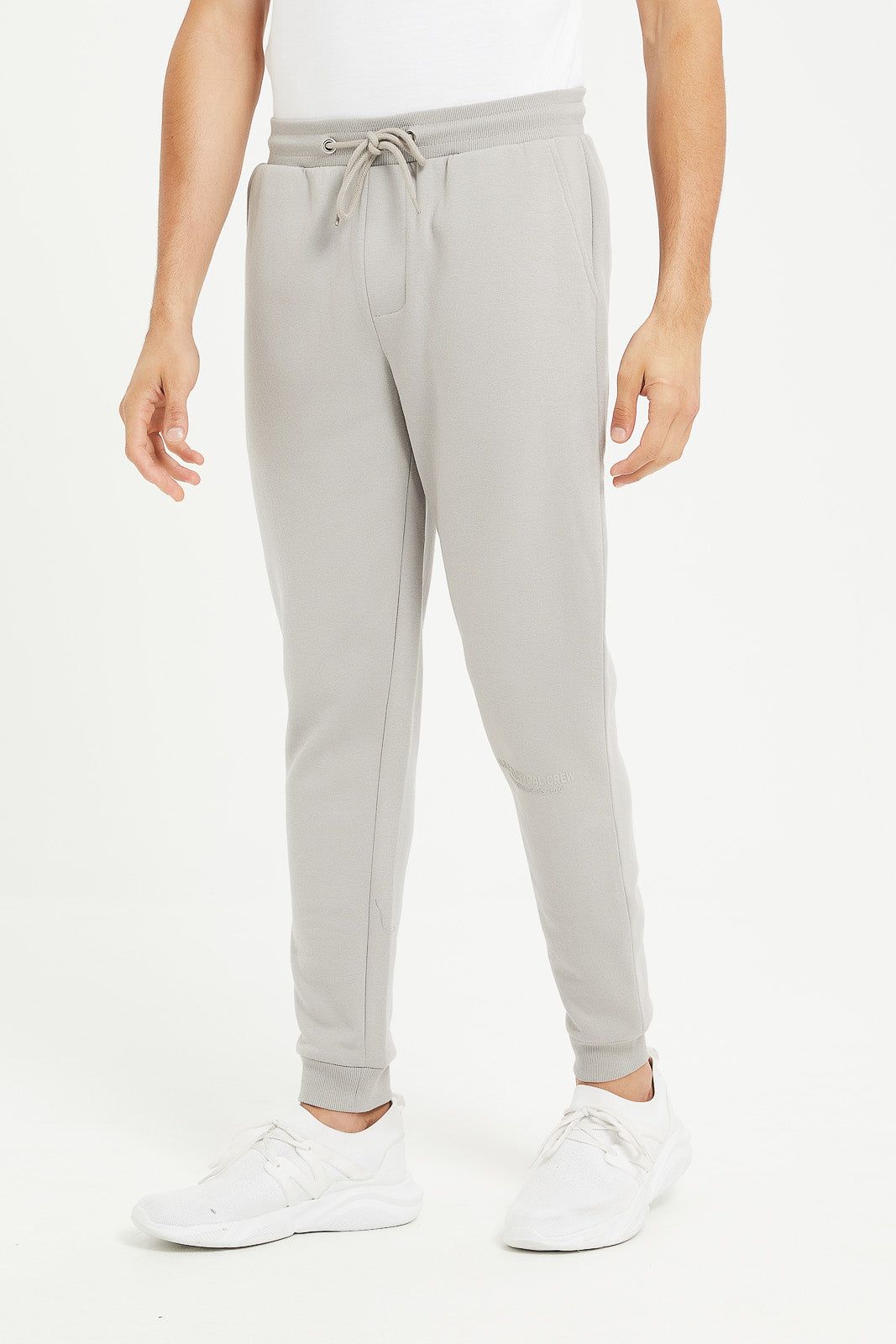Men Grey Jog Pants sold by Redtag