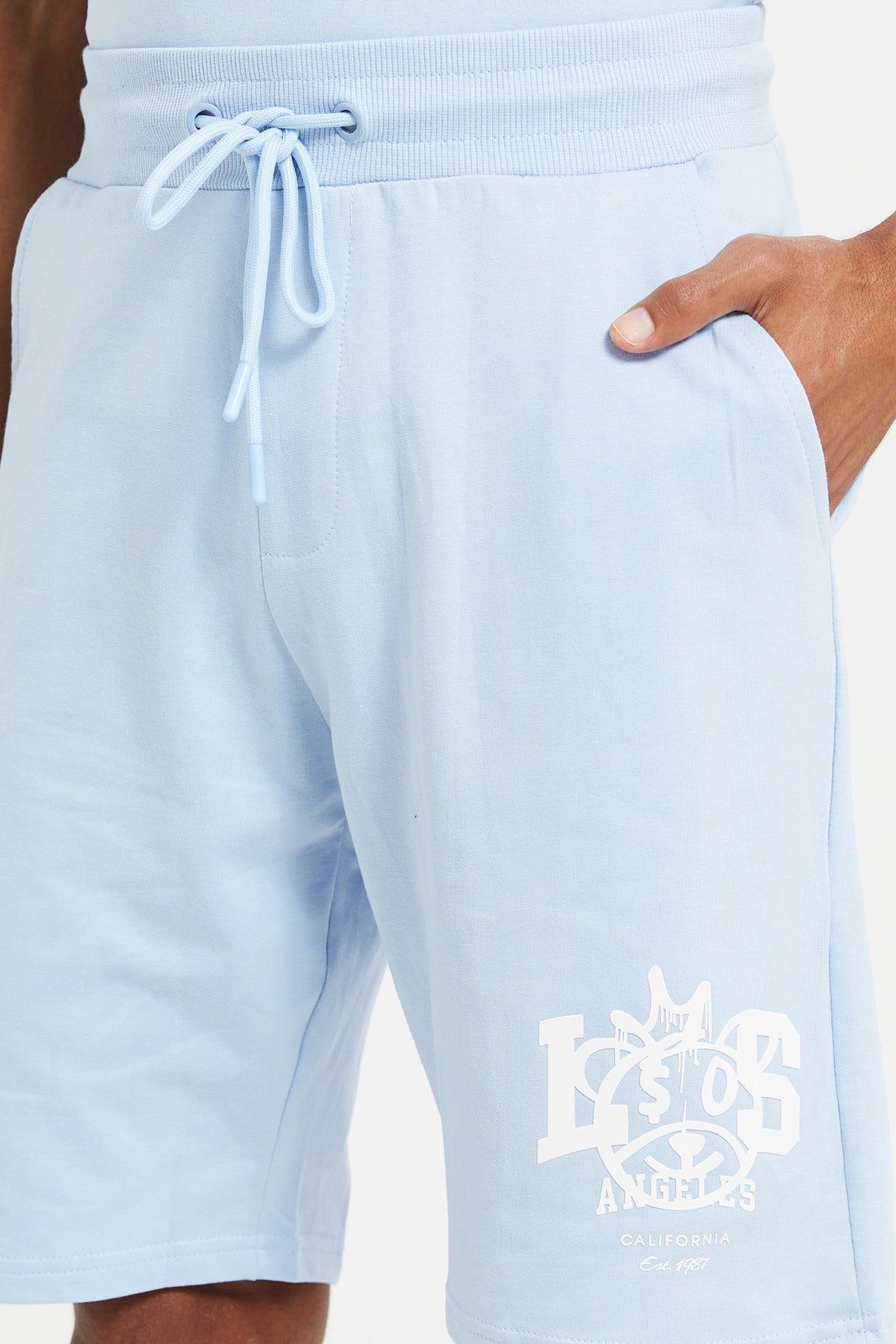 Men Blue Lounge Short sold by Redtag product image thumbnail 4
