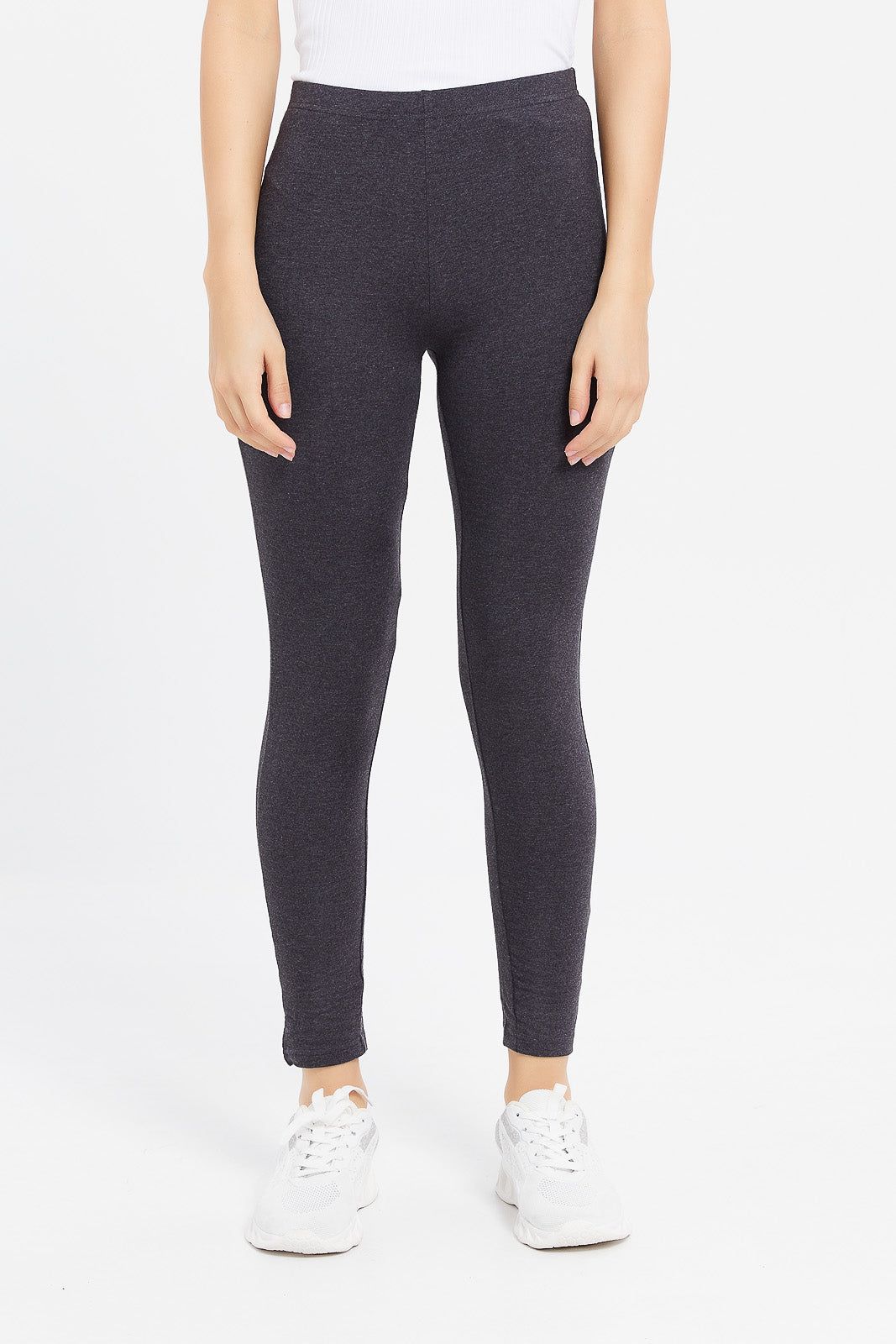 Women Olive And Charcoal Legging Set (Pack Of 2) sold by Redtag product image thumbnail 2