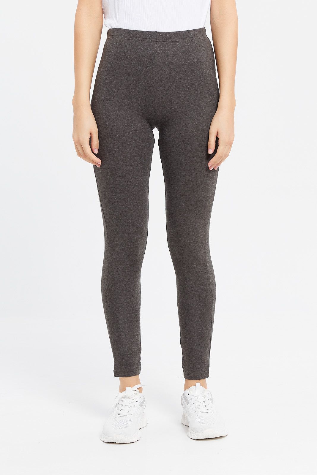 Women Olive And Charcoal Legging Set (Pack Of 2) sold by Redtag