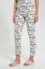 White All-Over Print Pyjama Set (2 Piece) sold by Redtag