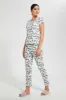 White All-Over Print Pyjama Set (2 Piece) sold by Redtag