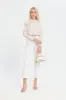 Women Beige Printed Collared Shirt Blouse sold by Redtag