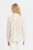 Women Beige Printed Collared Shirt Blouse sold by Redtag