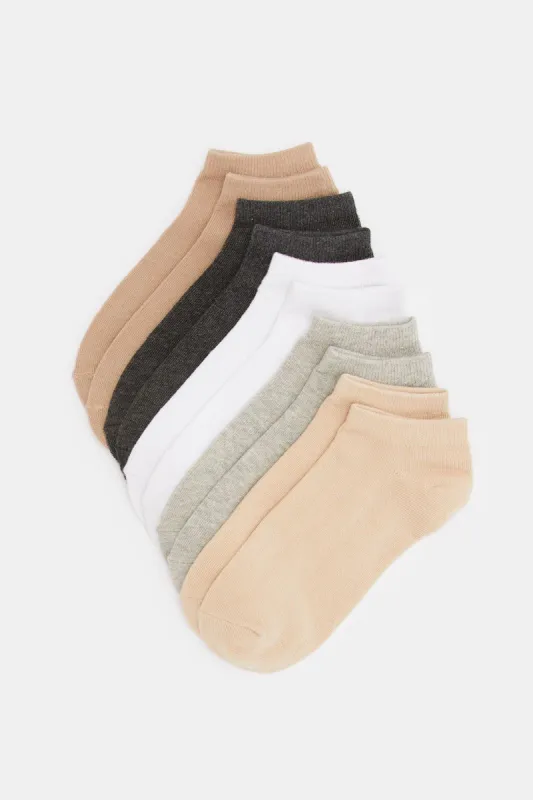 Women Assorted Sports Ankle Socks (Pack of 5) sold by Redtag