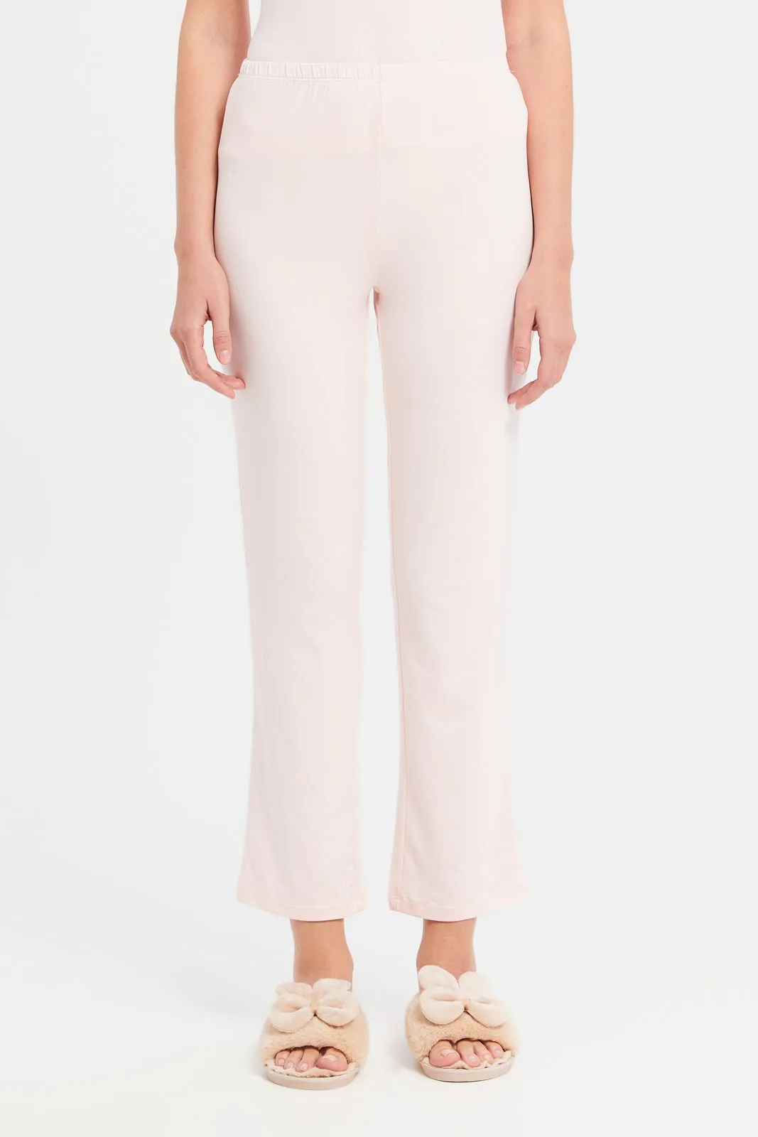 Women Pink And Black Long Cami Set (2 Piece) sold by Redtag product image thumbnail 3