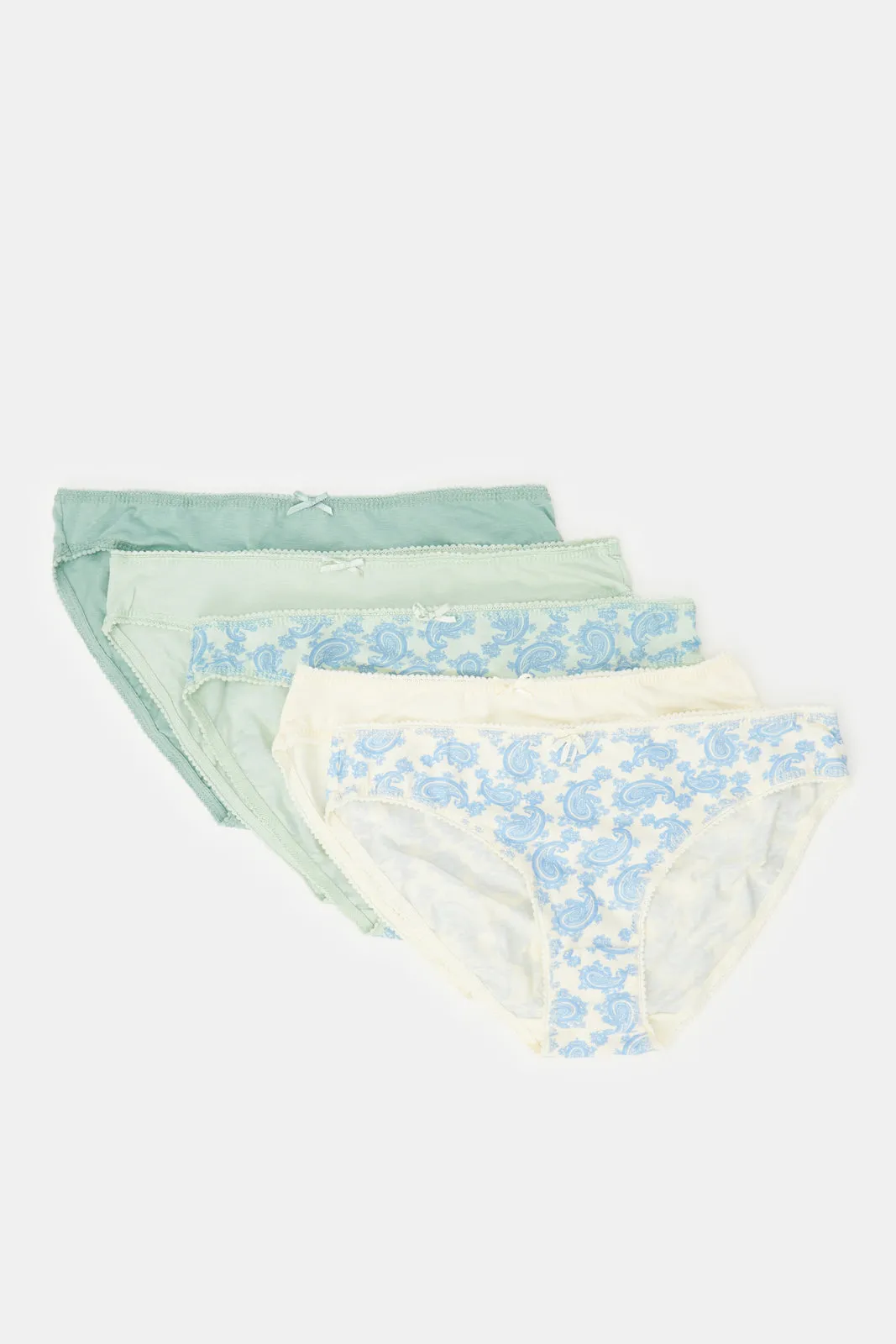 Women Assorted Printed Bikini Brief Set (Pack of 5) sold by Redtag product image thumbnail 2