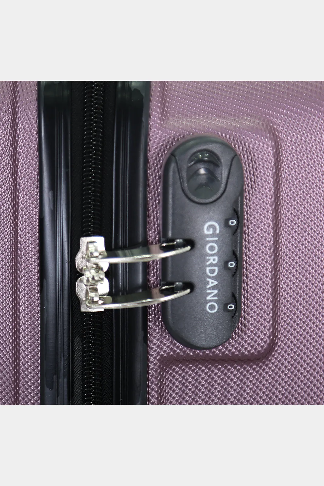 Pink Textured 3 Piece Trolley Set With Tsa Lock (20,24,28 Inch) sold by Redtag product image thumbnail 4