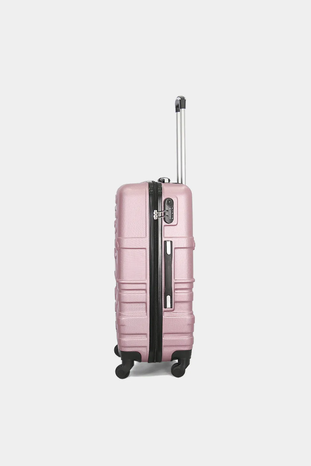 Pink Textured 3 Piece Trolley Set With Tsa Lock (20,24,28 Inch) sold by Redtag product image thumbnail 3