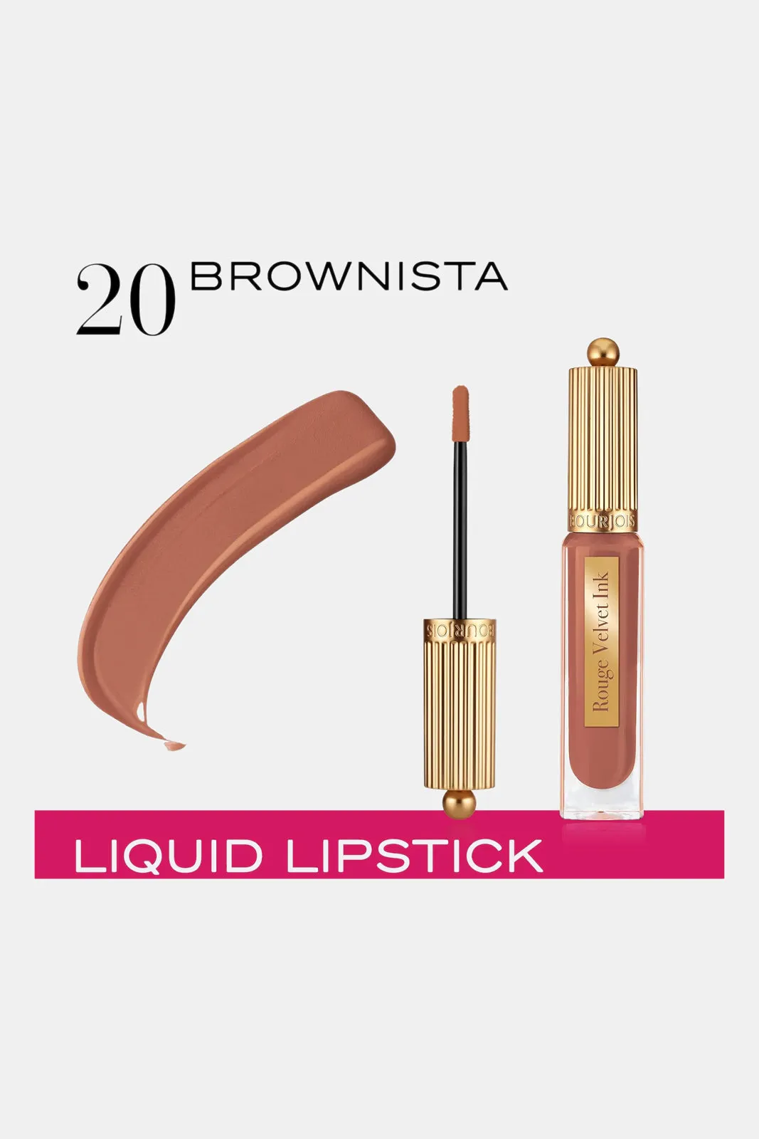 Bourjois Rouge Velvet Ink Lipstick 20- Brownista sold by Redtag product image thumbnail 2