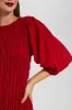 Red Textured Dress sold by Redtag