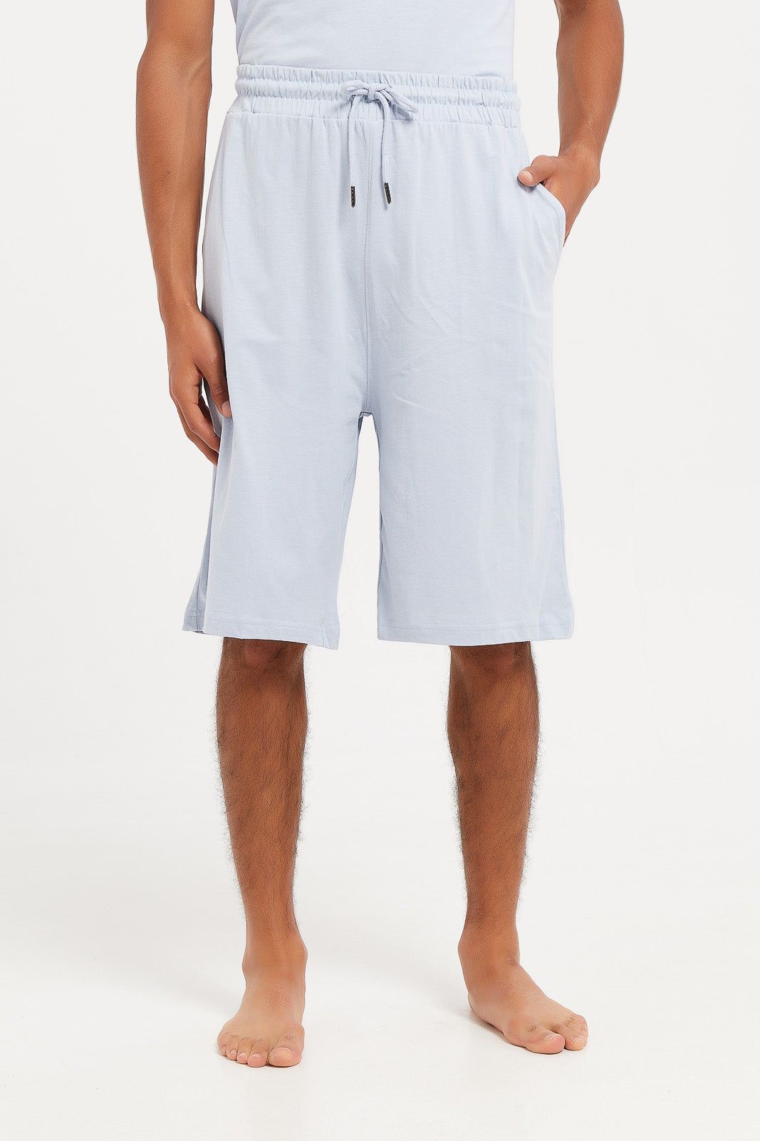 Men Blue Plain Pyjama Set (2 Piece) sold by Redtag product image thumbnail 3