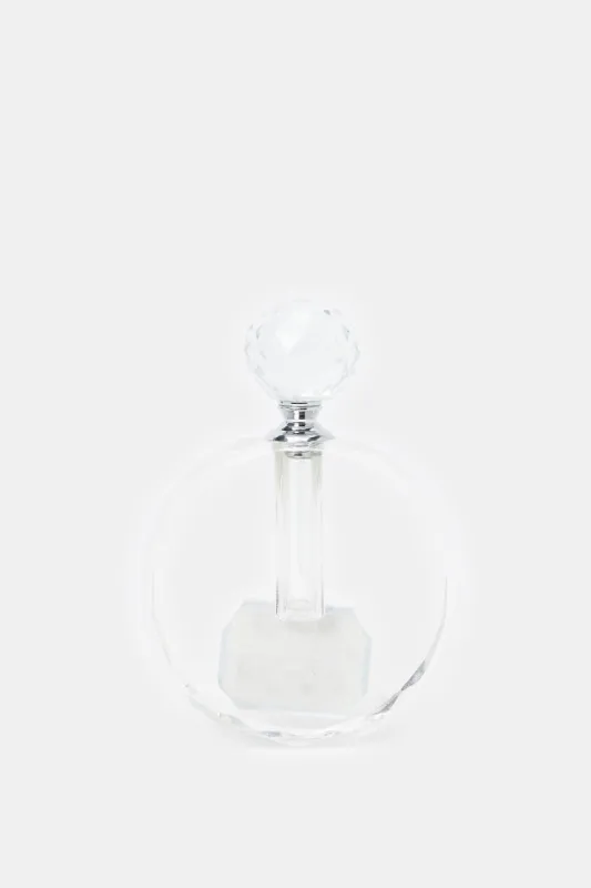 Clear Crystal Perfume Bottle sold by Redtag