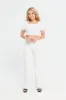 Woman White Crop Top sold by Redtag