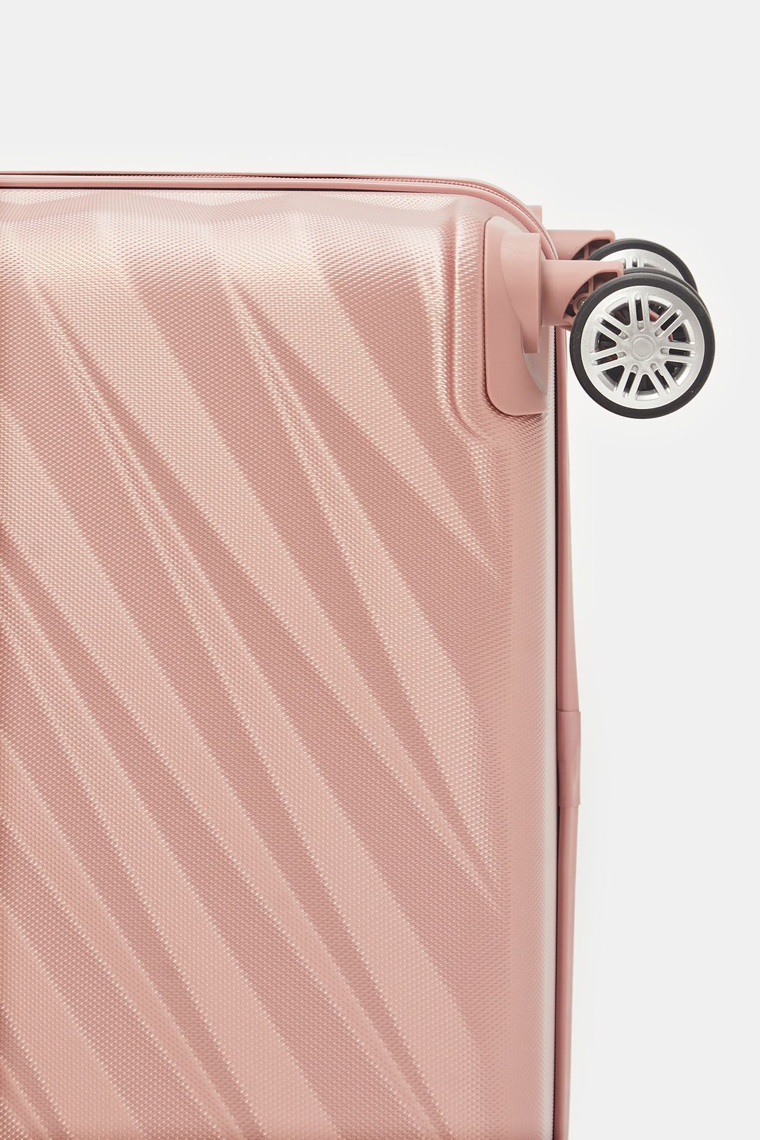 Pink Textured Trolley Luggage (28 Inch) sold by Redtag product image thumbnail 4